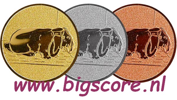 Konijn Langoor E1178 Ø 25 mm E2178 Ø 50 mm